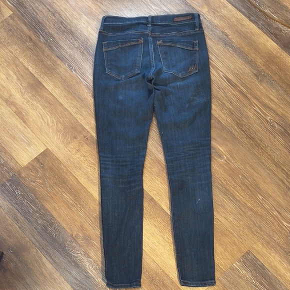 Express Deep Blue Skinny Jeans - Picture 3 of 4